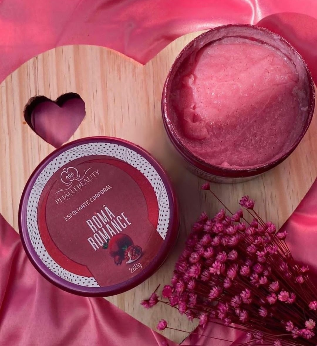 Esfoliante corporal Romã Phállebeauty