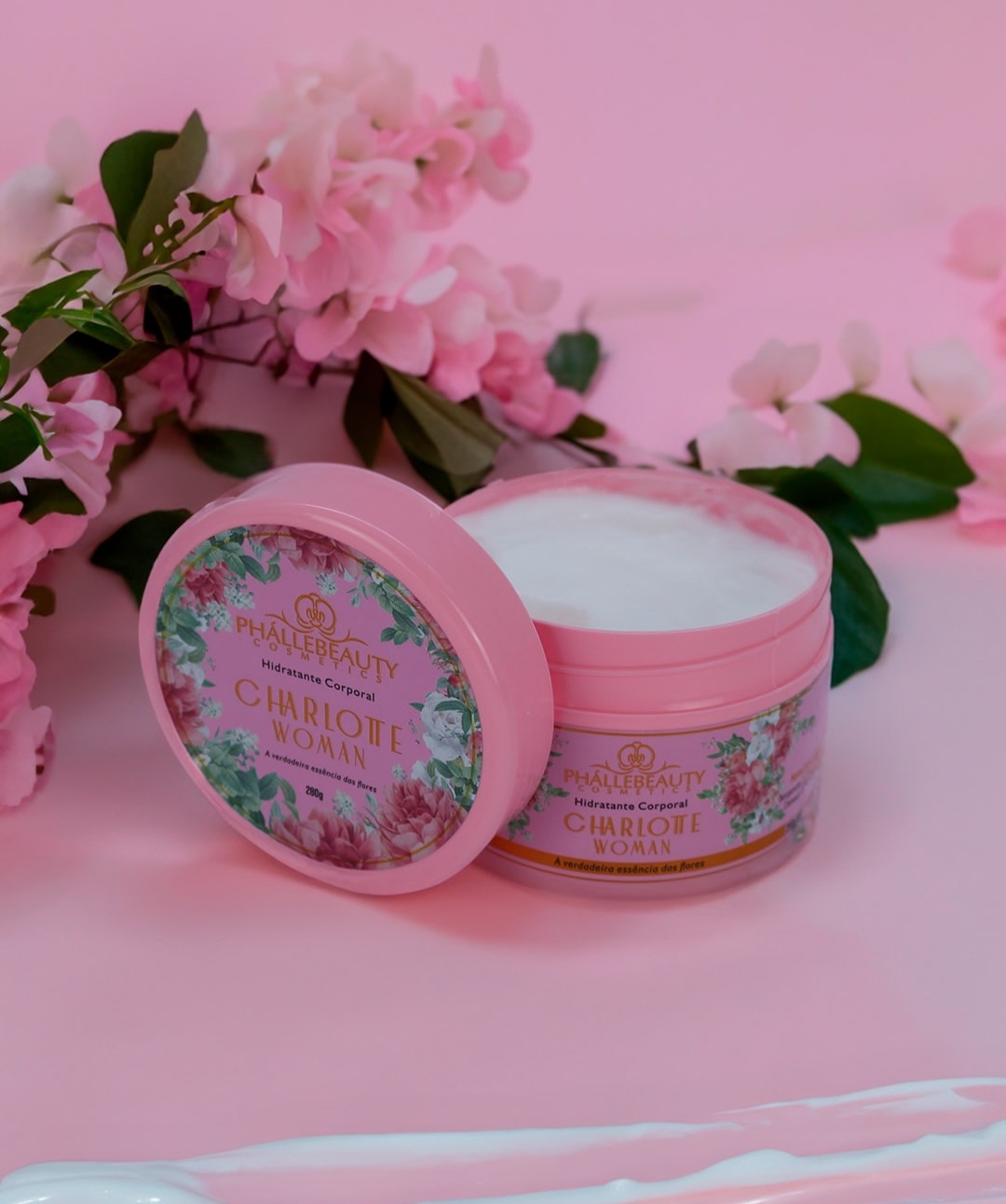 Hidratação corporal Charlotte Phállebeauty