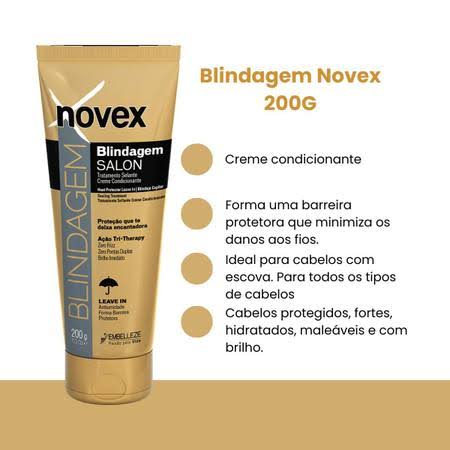 Blindagem para cabelo novex