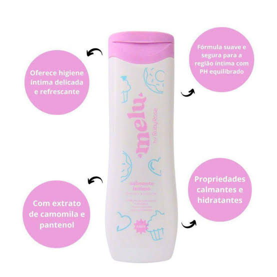 Sabonete íntimo Melu Ruby rose Cherry Blossom