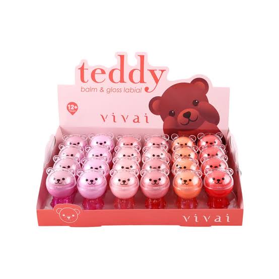 Batom e Gloss Labial Teddy Vivai