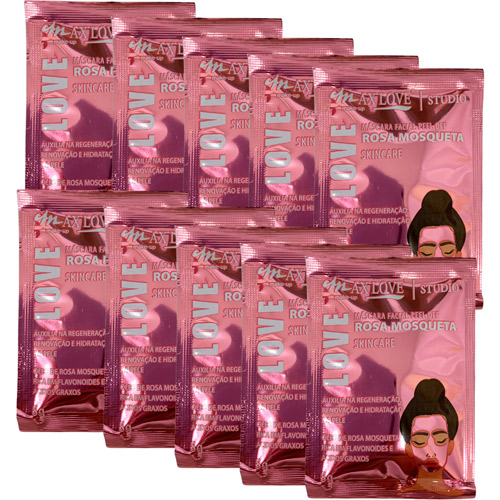 Máscara facial pell of Rosa mosqueta Maxlove