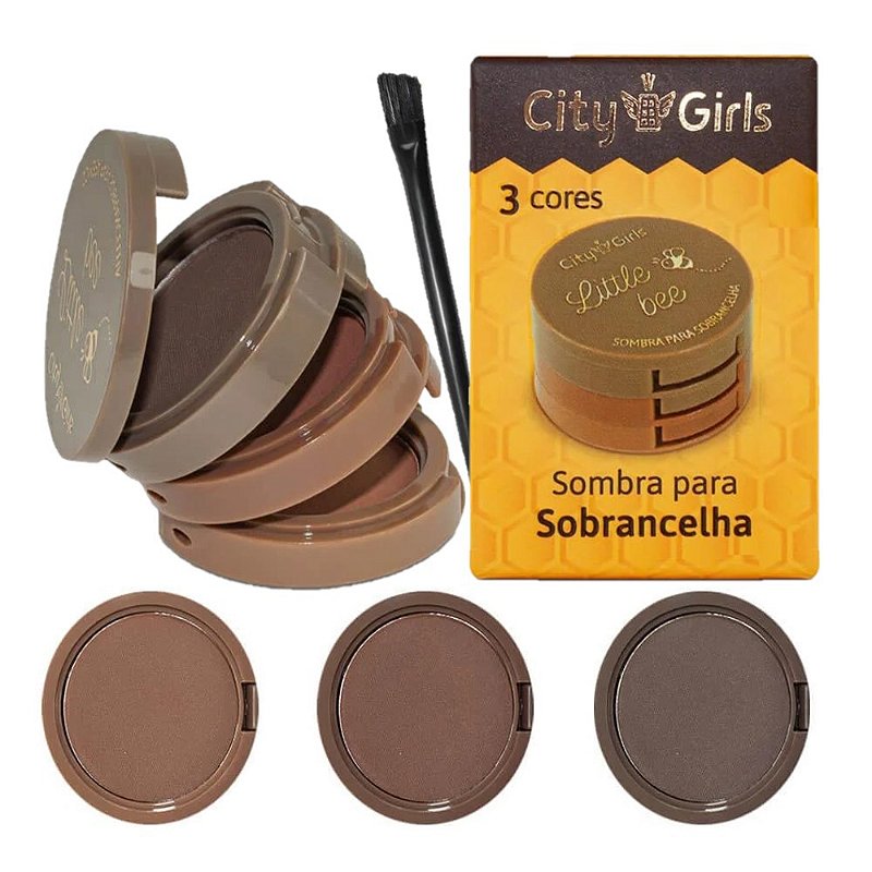 Sombra para sobrancelhas city girls