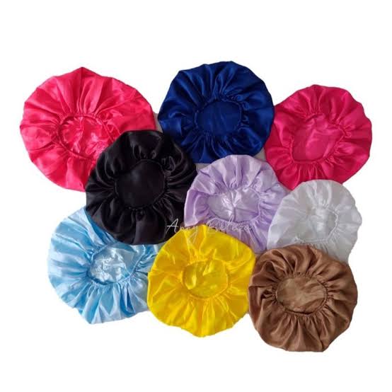 Touca de cetim simples