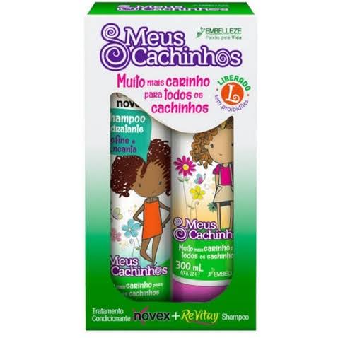 Kit Shampoo e condicionador Novex Meus Cachinhos