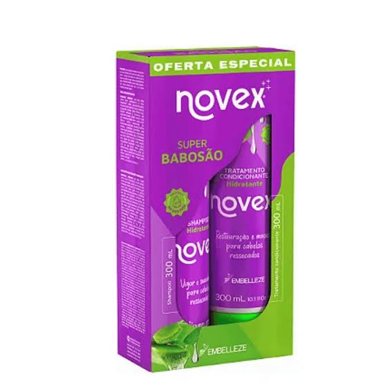 Kit Shampoo e condicionador Novex Super Babosão