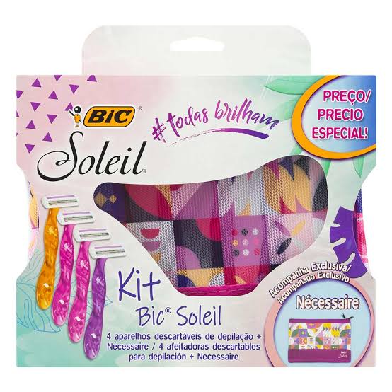 Kit Prestobarba Bic Soleil 4 aparelhos