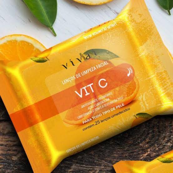 Lenço demaquilante Vit C Vivai