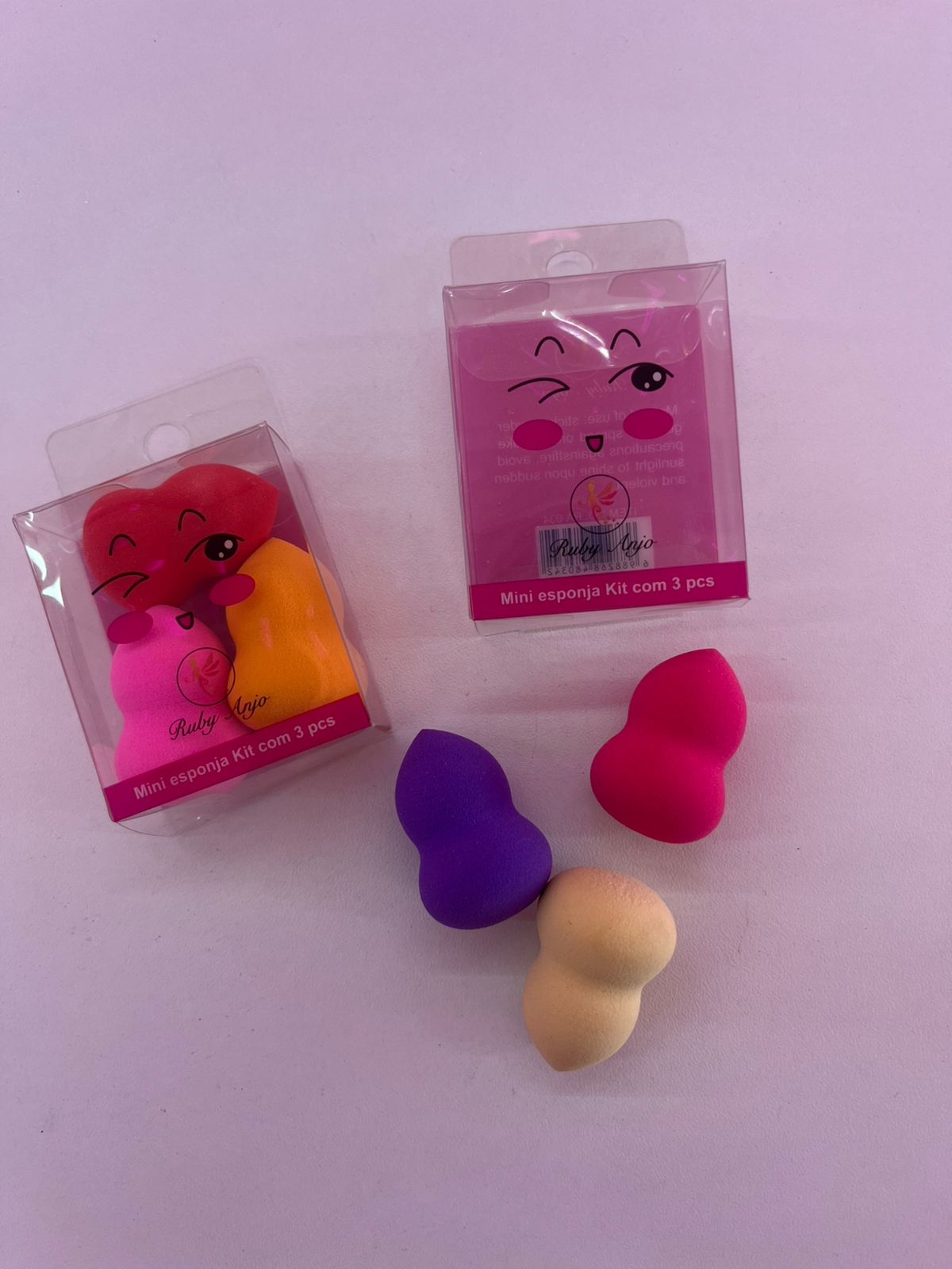 Kit mini Esponjas Ruby anjo
