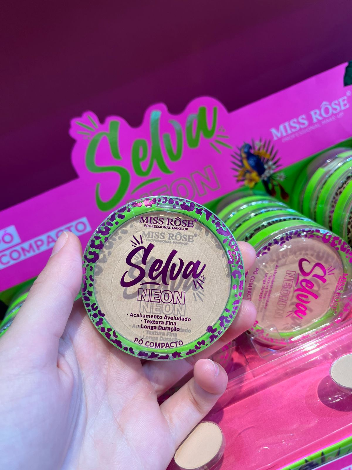 Pó compacto selva Neon