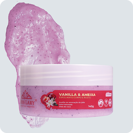 Esfoliante Corporal Vanilla e Ameixa Miss Lary