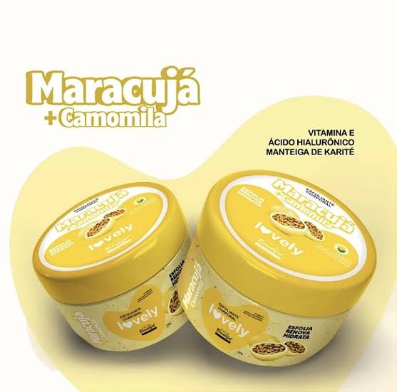 Esfoliante Corporal Maracujá com camomila Lovely