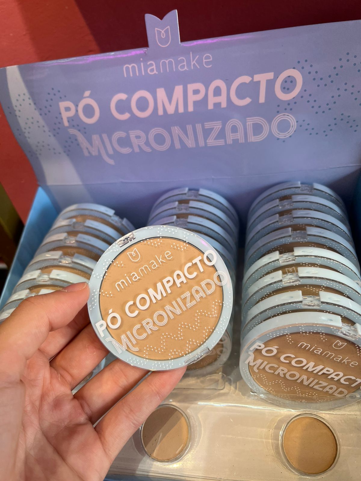 Pó compacto miamake