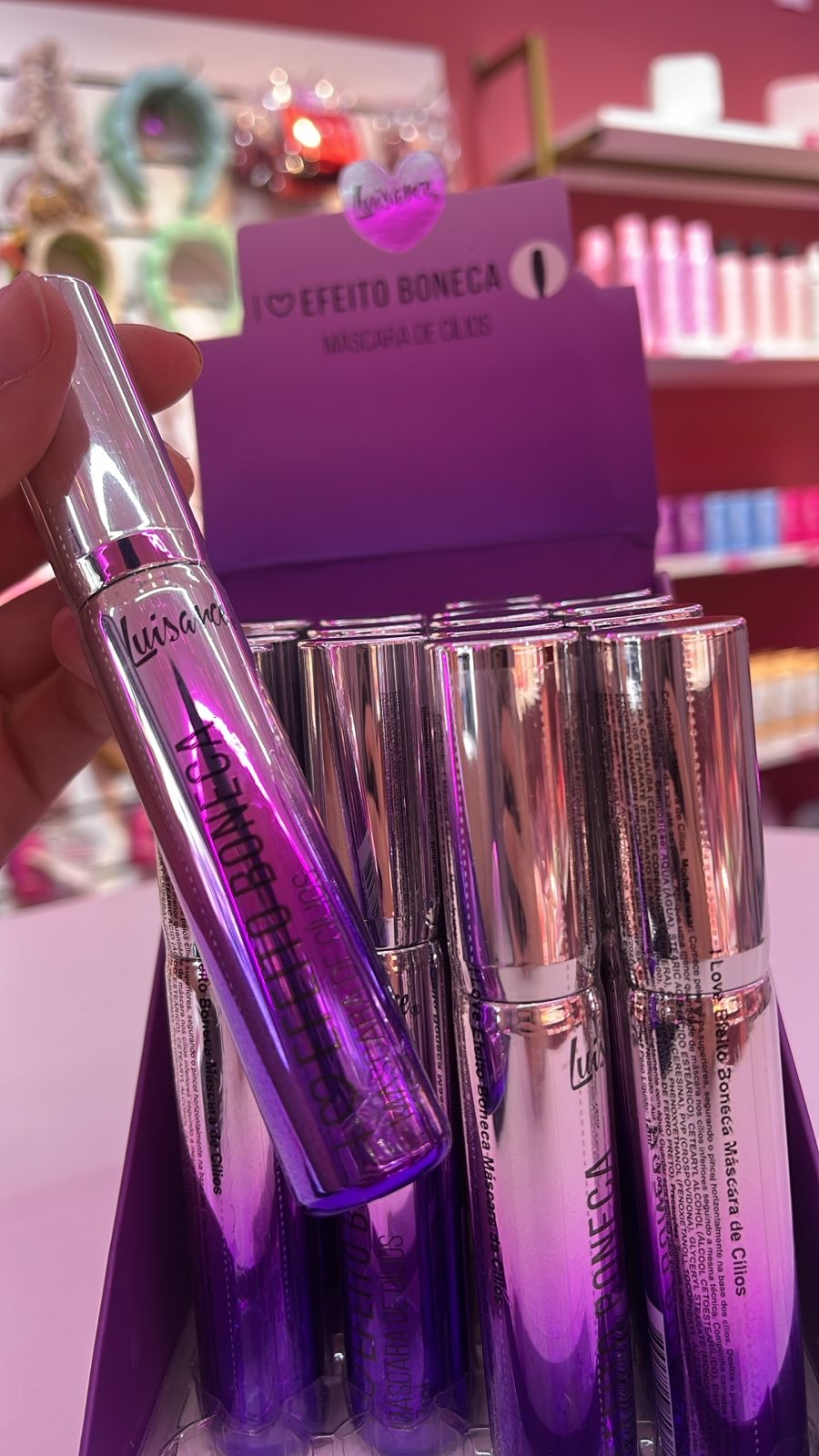 Máscara de cílios efeito boneca