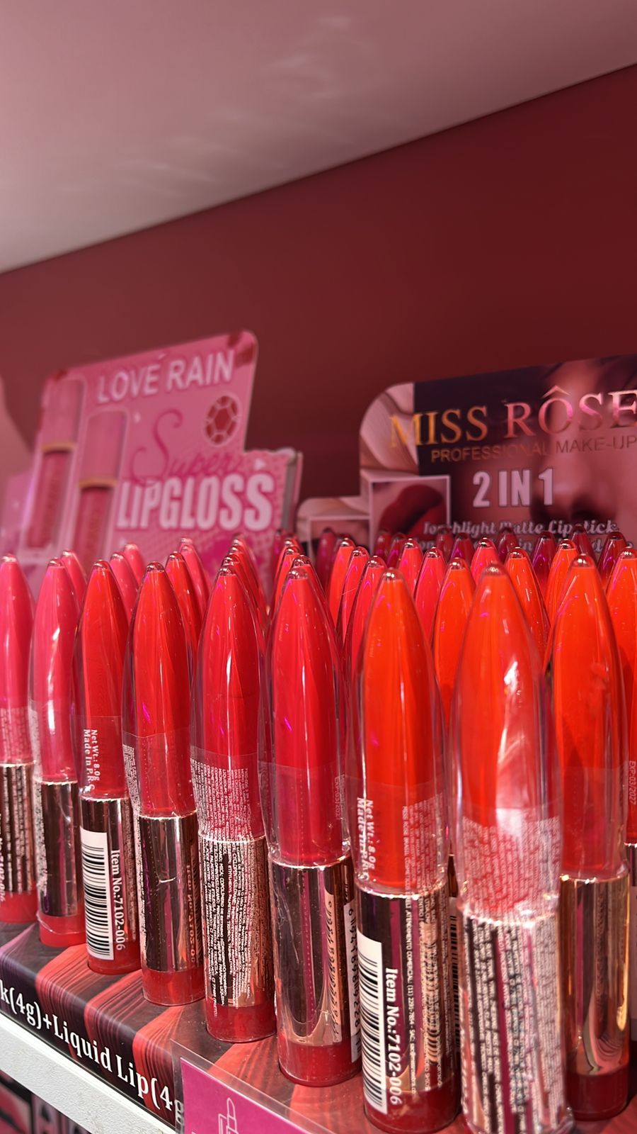 Batom matte 2 em 1 tons mais fortes miss rôse