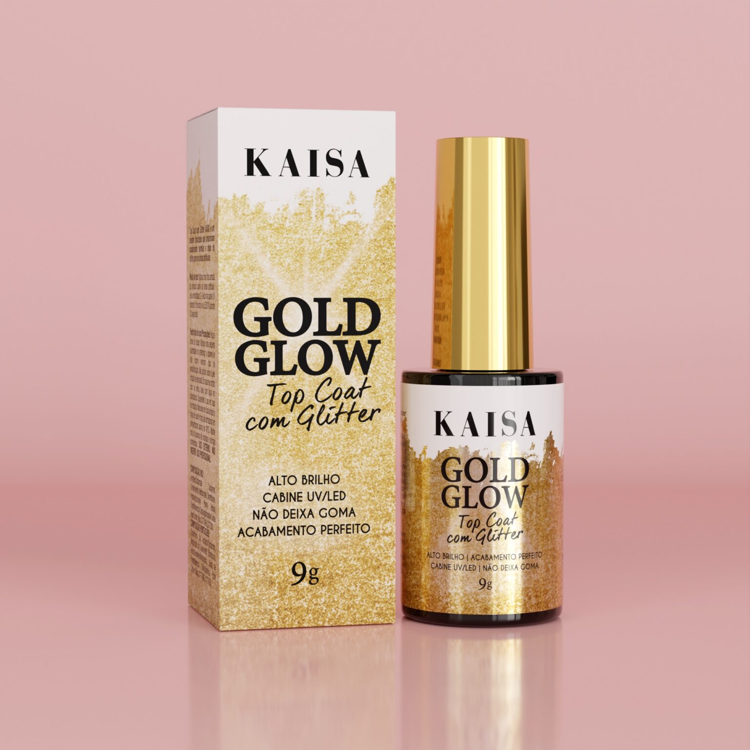 Top Coat Com GLITTER KAISA