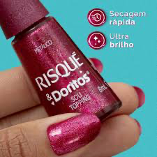 Esmalte sou topping 8ml risque e doritos