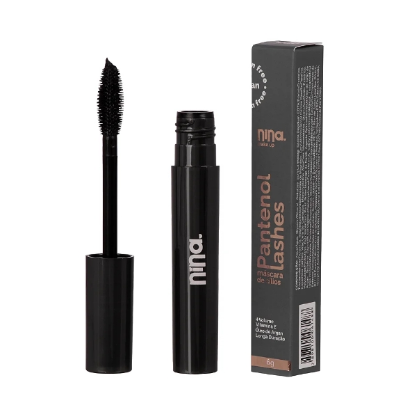 Máscara de Cílios Pantenol Lash Volume Nina Makeup