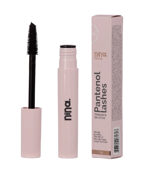 Máscara de Cílios Pantenol Lash Alonga e Define Nina Makeup