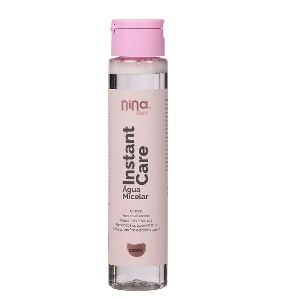 Água Micelar Instat Care Nina Makeup