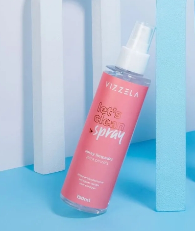 Spray Limpador de Pincéis Let’s Clean Spray 150ml - Vizzela