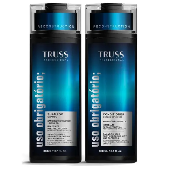 Kit Shampoo e Condicionador Truss Uso Obrigatório 300ml