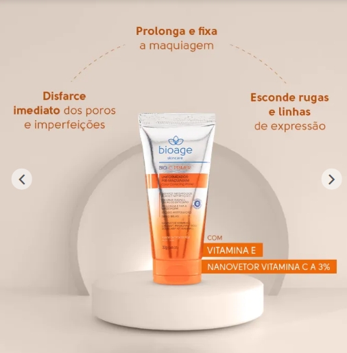 Primer Facial com Vitamina C BIOAGE
