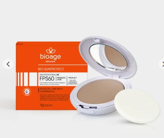 Pó Compacto Fps60 Vitamina C BIOAGE