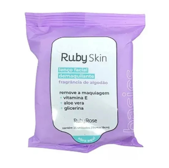 Lenço Demaquilante Basics Hb203 Rubyrose