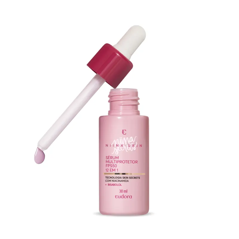 Sérum Facial Multiprotetor FPS 50 12 em 1 Niina Secrets Skin 30ml