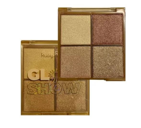 Paleta De Iluminador Ruby Rose Glow Show