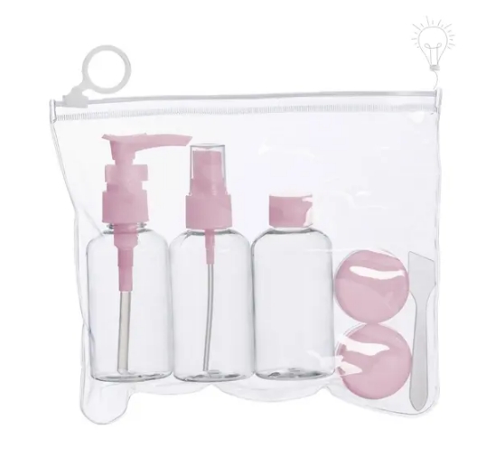 Kit De Frascos Para Viagem