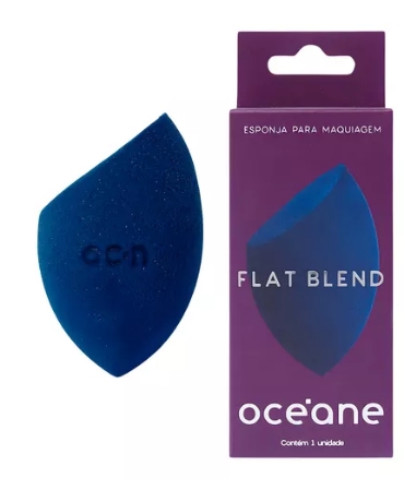 Esponja de Maquiagem Flat Blend By - Océane.