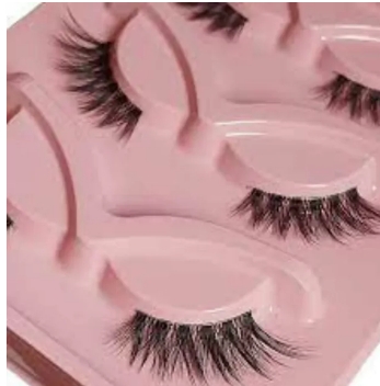 CARTELA DE CÍLIOS 3 PARES SL04 NOVO AMOR ANJO