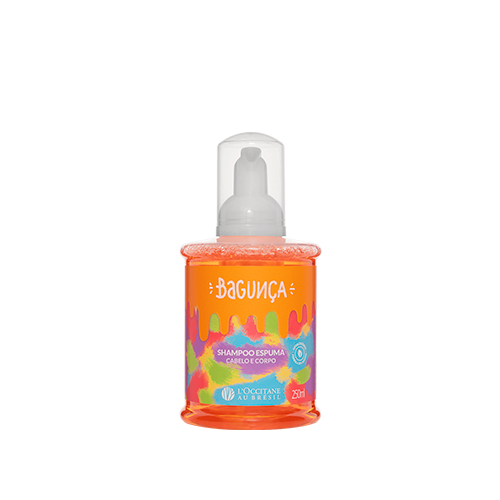 Shampoo Espuma Cabelo e Corpo Bagunça 250ml