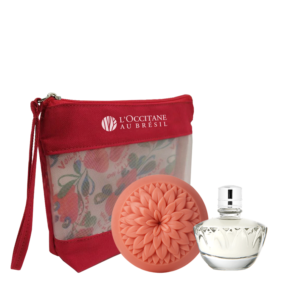 Duo Perfumado Ninfa das Águas: Deo Colônia e Sabonete Perfumado + Necessaire