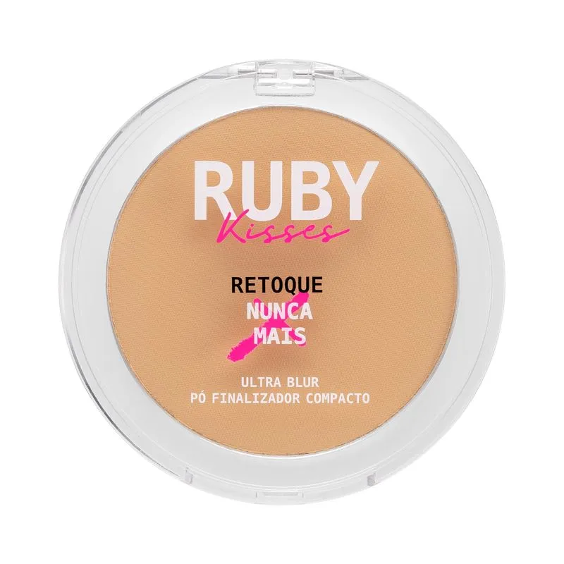 Pó Finalizador Compacto Ultra Blur Retoque Nunca Mais Medium - Ruby Kisses