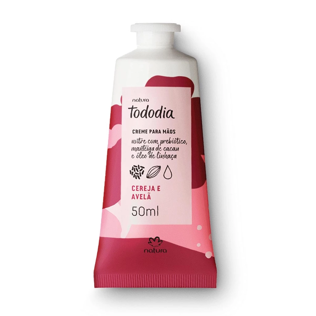 CREME PARA MAOS NATURA TODODIA CEREJA E AVELA (275)