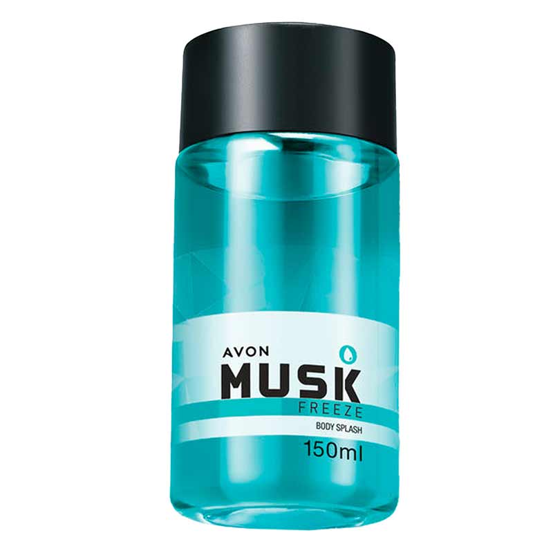 MUSK BODY SPLASH FREEZE EVAS MADEIRA AVON (128)