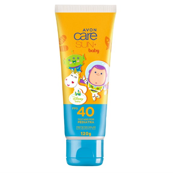 PROTETOR SOLAR BABY CARE SUN + AVON FPS 40 120G
