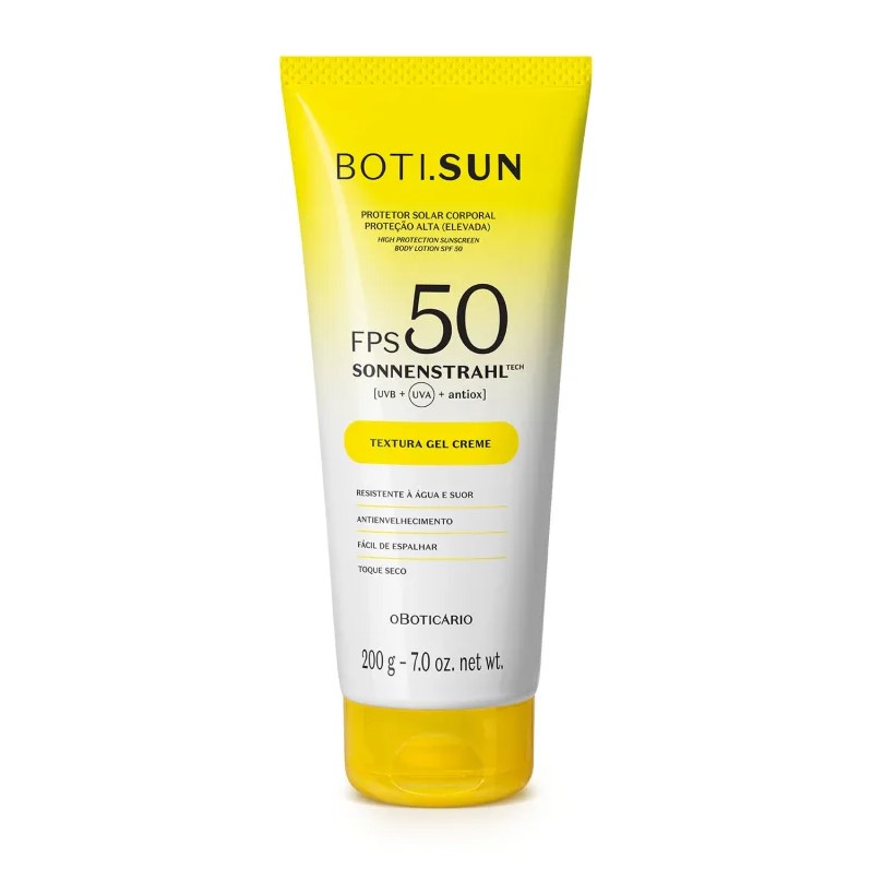 PROTETOR SOLAR CORPORAL BOTI.SUN GEL CREME