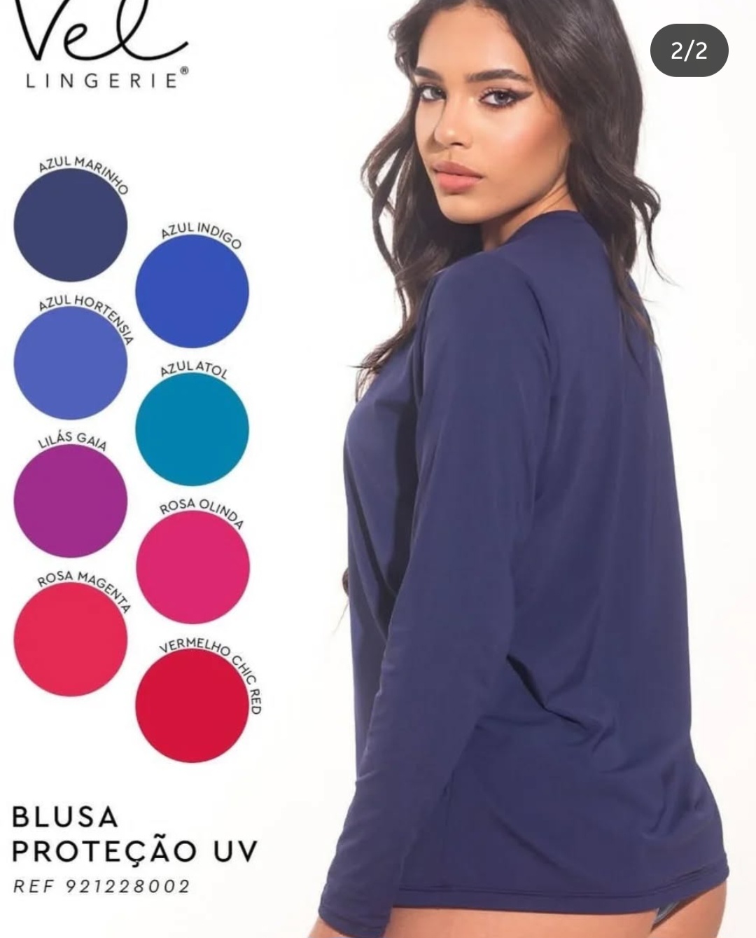 Blusa de proteção UV