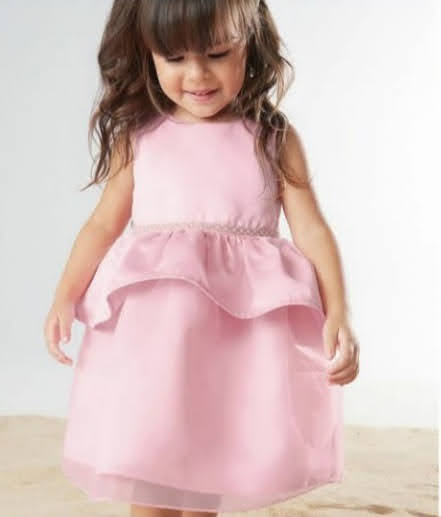 Vestido Social Rosa