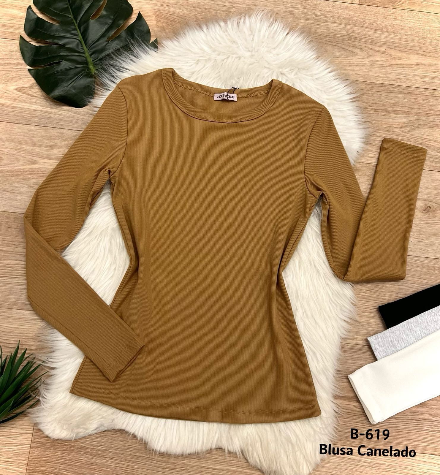 Canelada manga longa