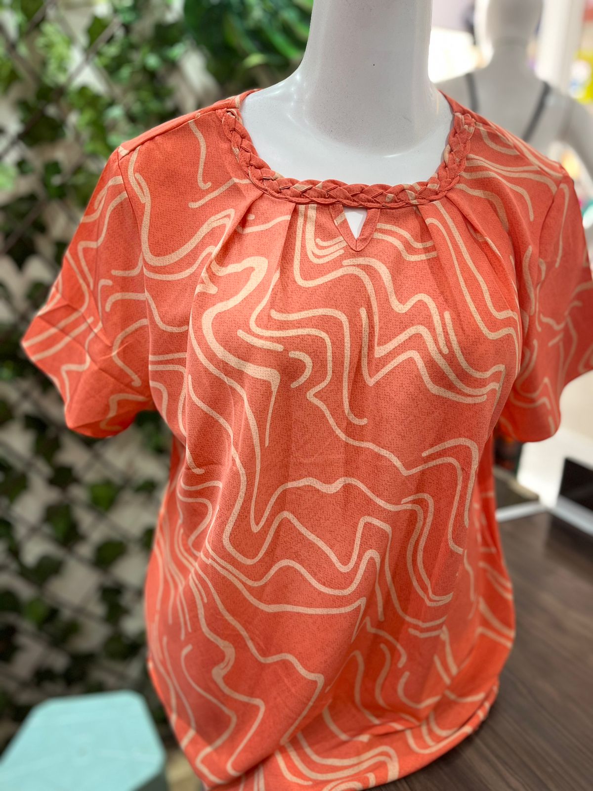 Blusa trança Plus SIZE