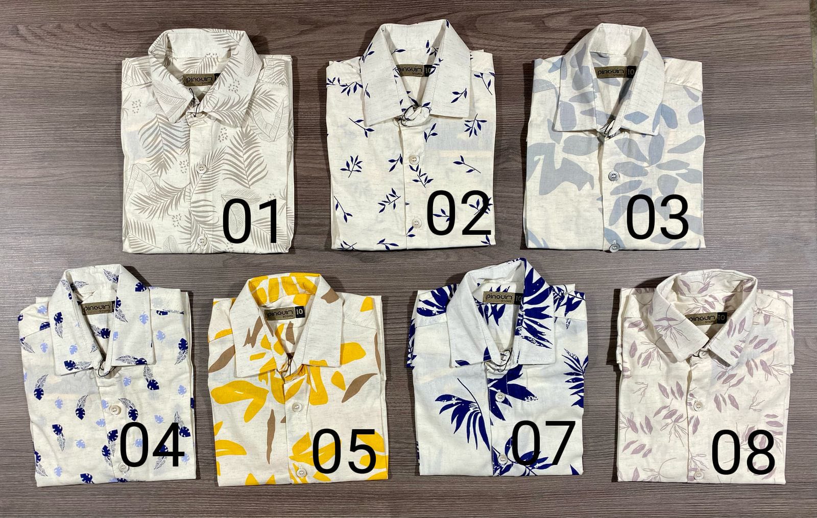 Camisa Linho Estampada M