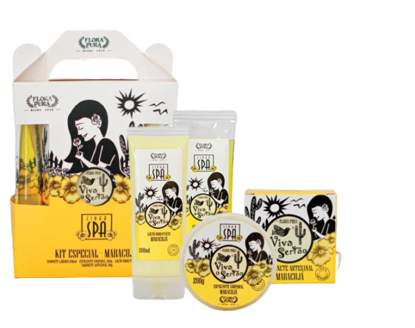 KIT ESPECIAL DE MARACUJA LINHA SPA VIVA O SERTÃO COD3028