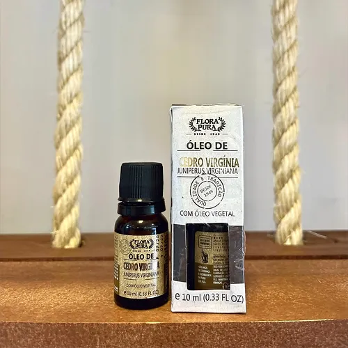 ÓLEO DE CEDRO VIRGINIA 10ML CONTA GOTA COD3087