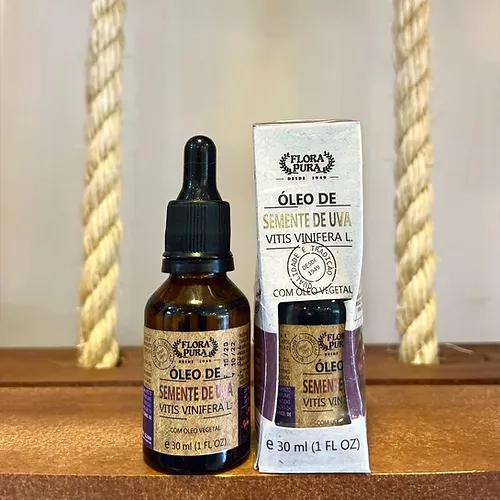 ÓLEO DE SEMENTE DE UVA 30ML CONTA GOTA COD3110