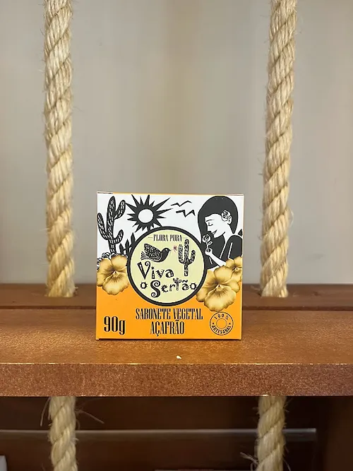 SABONETE ARTESANAL ACAFRAO - 90G COD3170